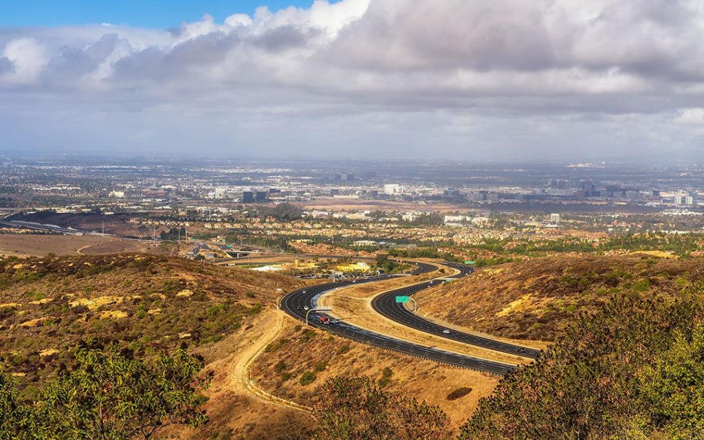 Aerial View Of Irvine, Ca Neighborhoods