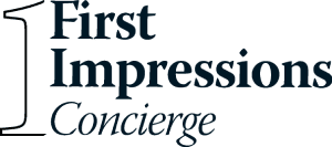 First Impressions Concierge Logo Blue