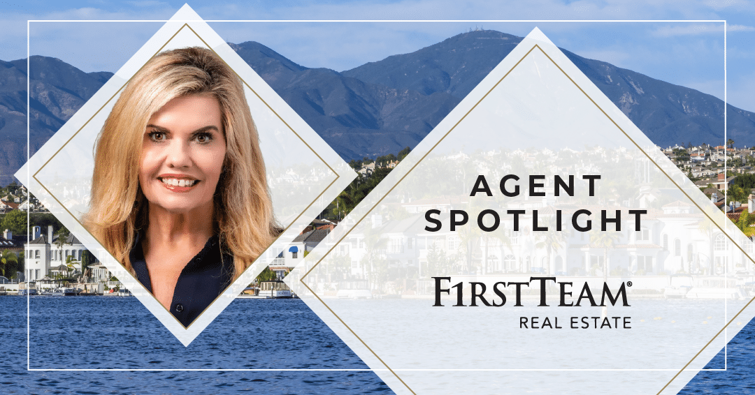 Lake Mission Viejo with photo of Valerie Bourg and headline "Agent Spotlight"