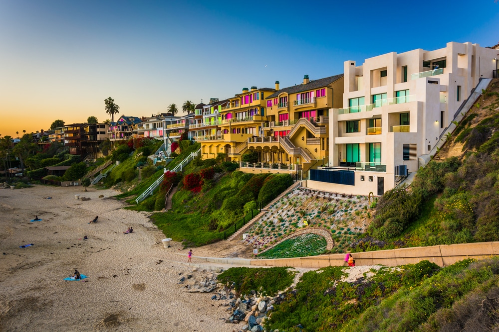 Houses On The Beach In Corona Del Mar